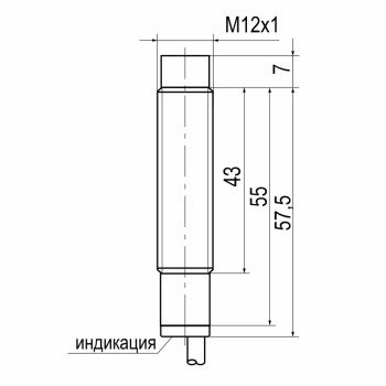 Выключатель индуктивный ISN E2A-31N-4-LZ-2,5 Выключатель индуктивный ISN E2A-31N-4-LZ-2,5