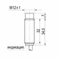 Индуктивный датчик ТЕКО ISN F2A-32P-4-L-3