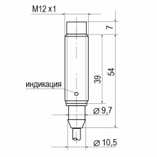 Выключатель индуктивный ISN FF21B-31P-4F-LZ-D