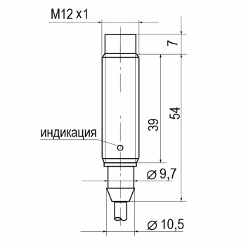 Выключатель индуктивный ISN FF21B-31P-4F-LZ-D